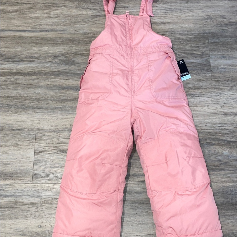 Okie Dokie Pink Kids Overalls
